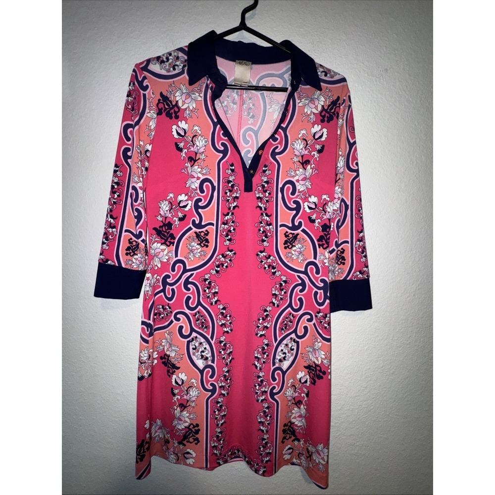 Ali Ro Dress Size 4 Pink Floral Print  BOHO Flowers‎